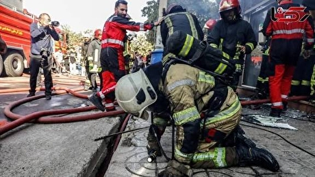گازگرفتگی ۳ آتش‌نشان در یک عملیات نجات | شهادت یک آتش‌نشان