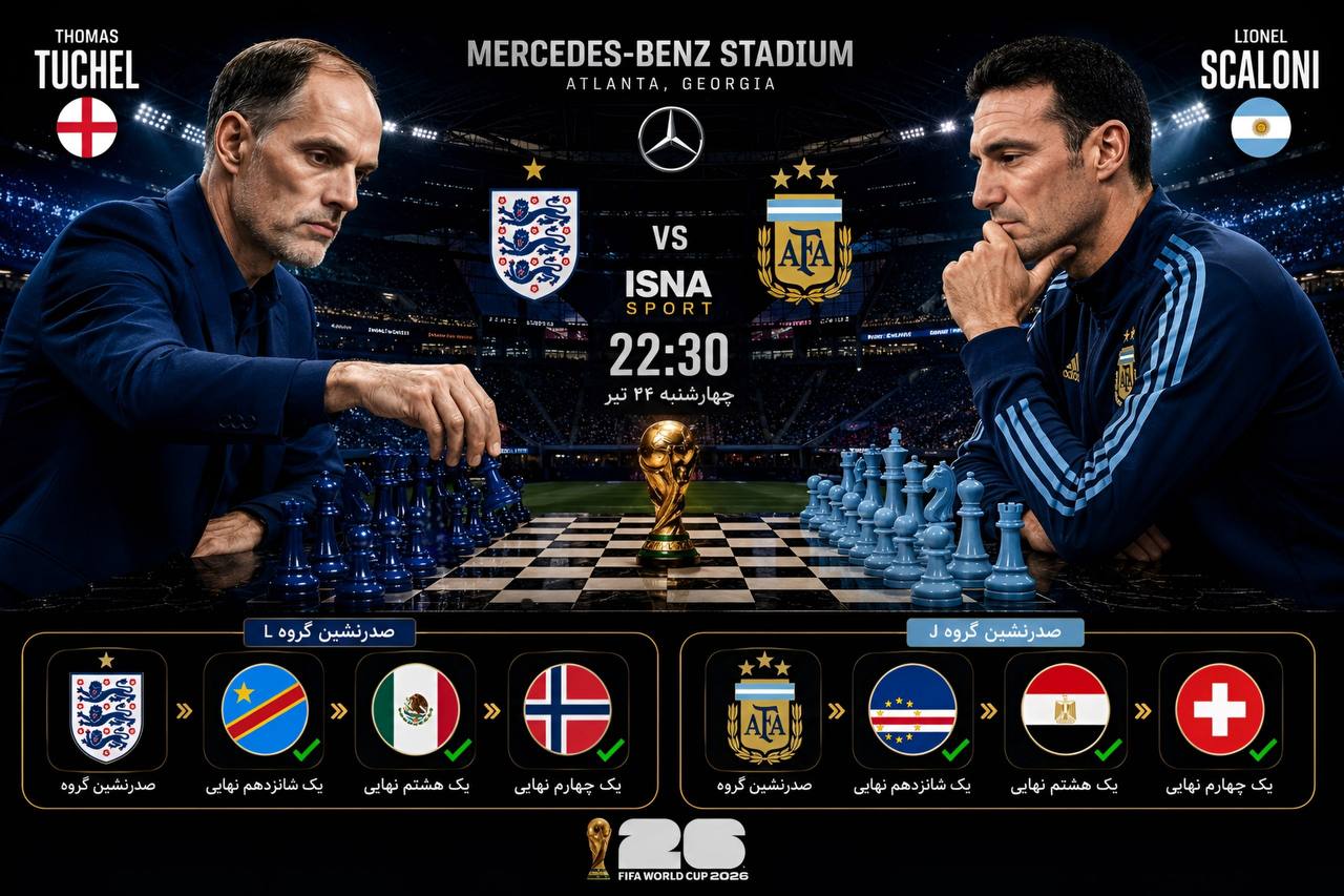نیمه نهایی جام جهانی ۲۰۲۶؛ برنامه بازی روز پانزدهم مرحله حذفی