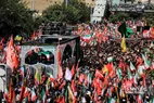 برگزاری مراسم تشییع پیکر رهبر شهید و خانواده ایشان در تهران